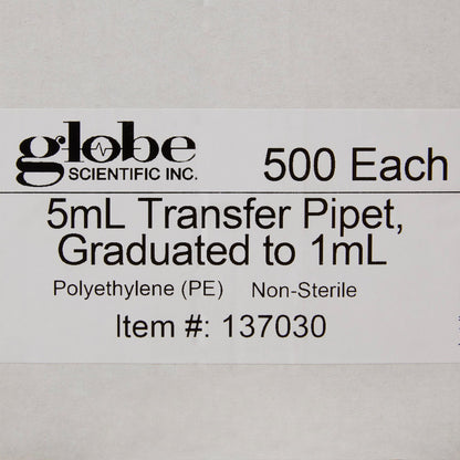 PIPETTE, TRANSFER 5ML GRAD