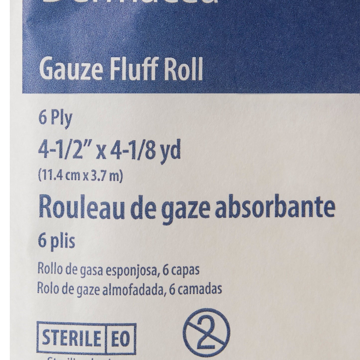FLUFF, DERMACEA STR 4"X4YDS