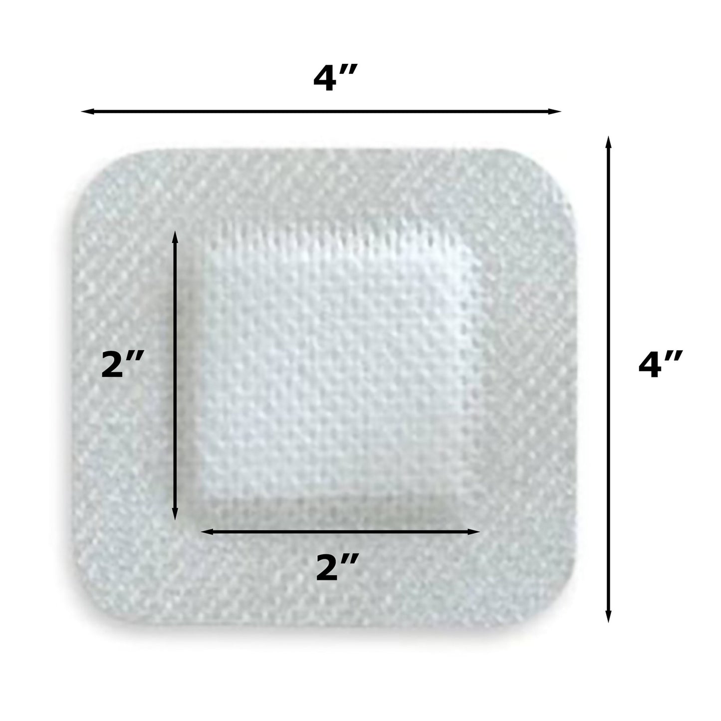 DRESSING, ISLAND BORDER-GAUZEN/S LF 4"X4"