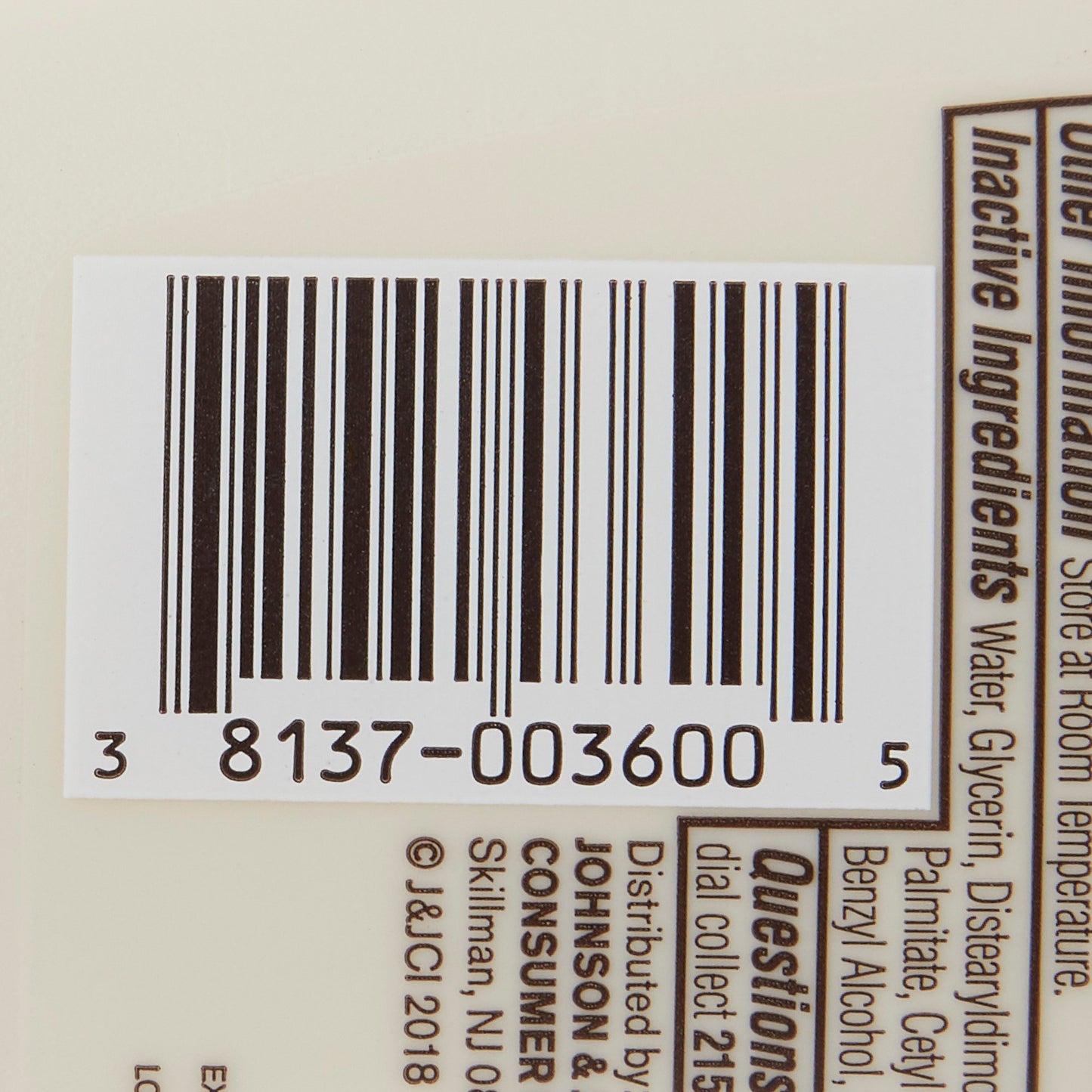 LOTION, AVEENO MOISTURE W/PUMP12OZ