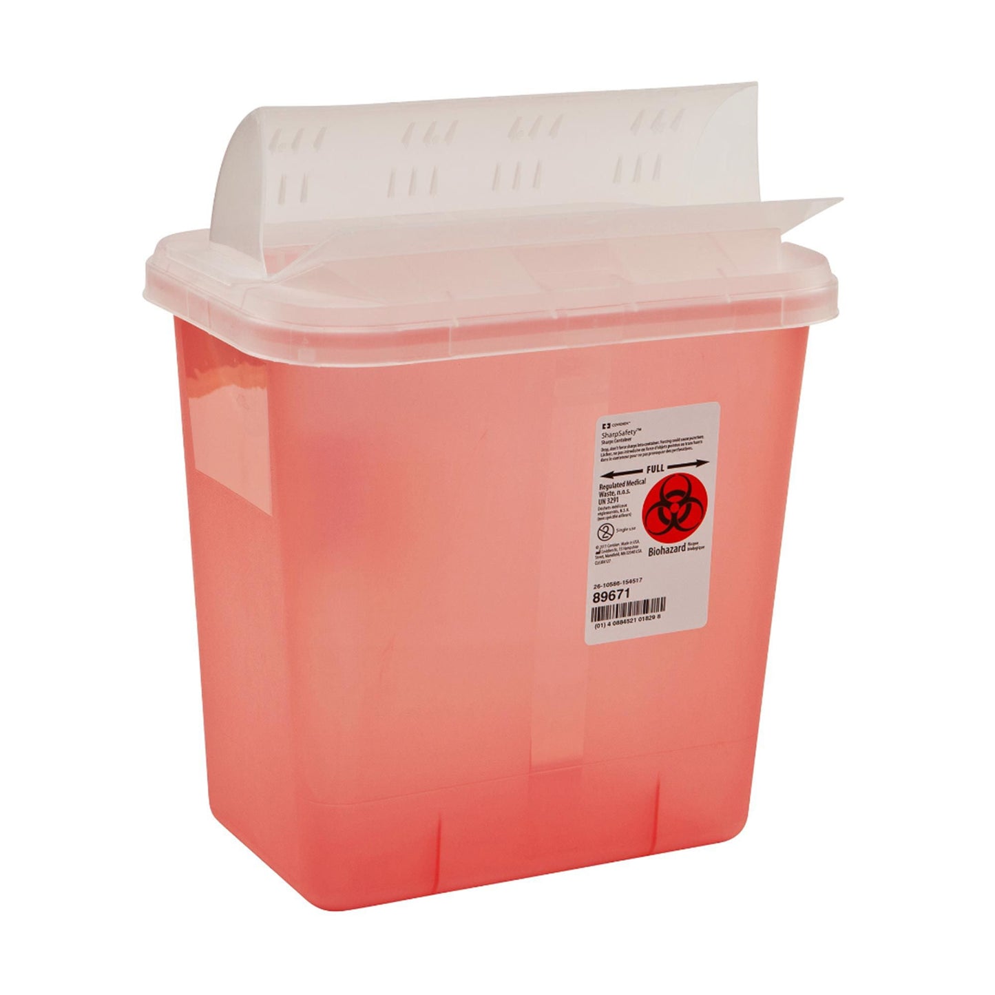CONTAINER, SHARPS RED 2GL