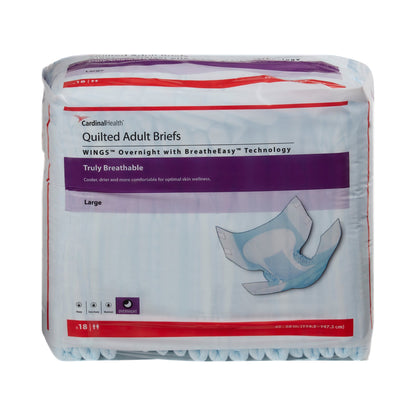 BRIEF, WINGS QUILTED OVERNT LG