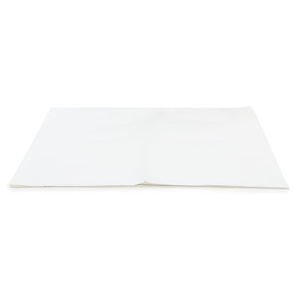 DRAPE, LINED POLY STR WHT NONFEN 18"X26"