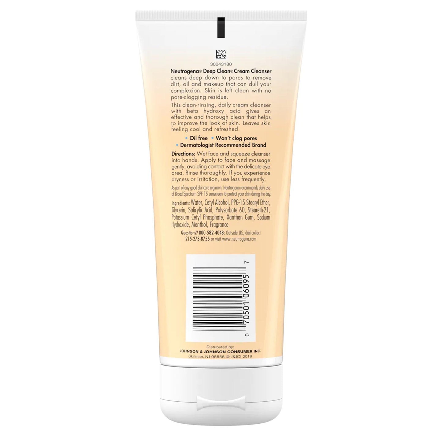 NEUTROGENA, CRM DEEP CLEAN CLEANSER 7OZ