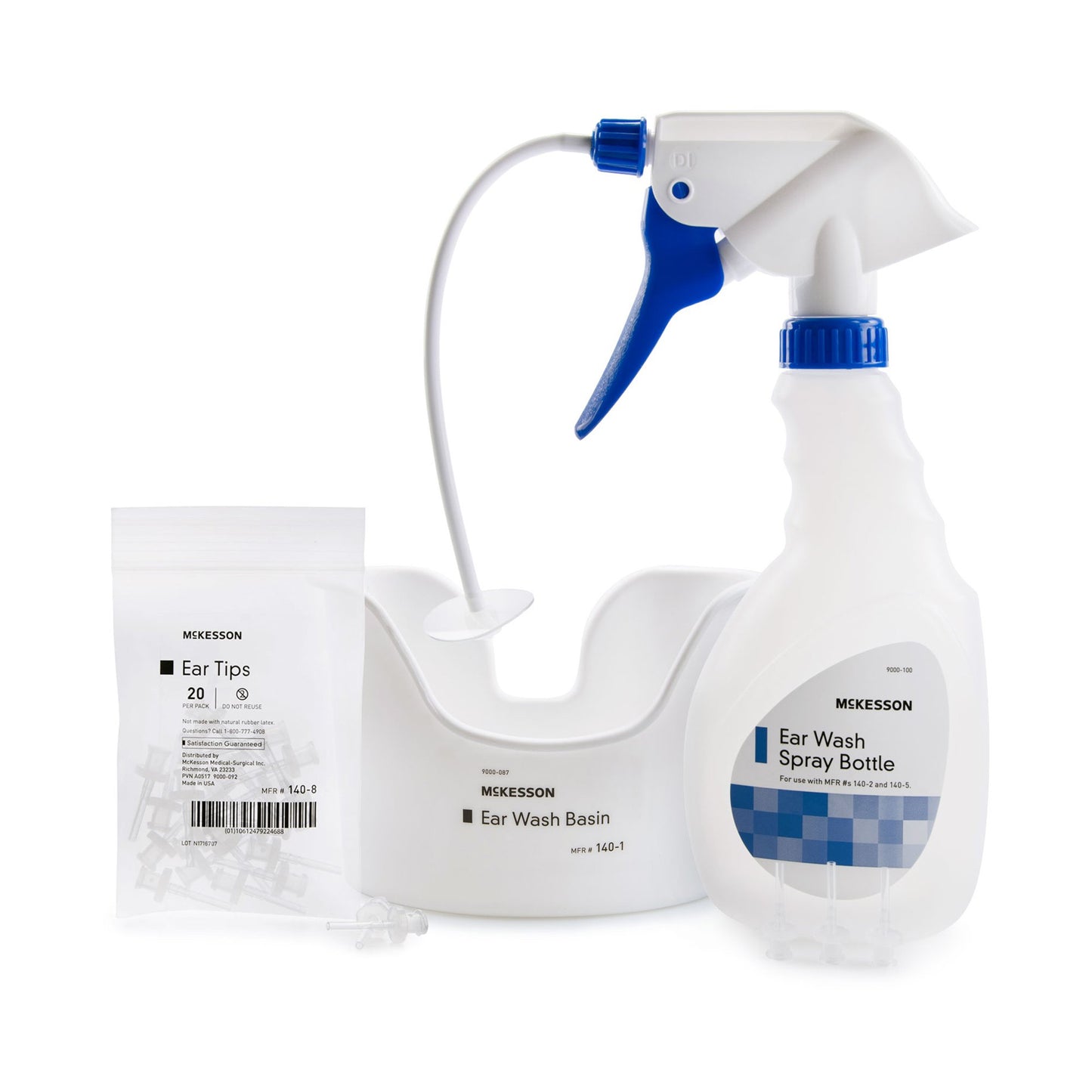 EAR WASH KIT, FLX TU/BASIN/20TIPS
