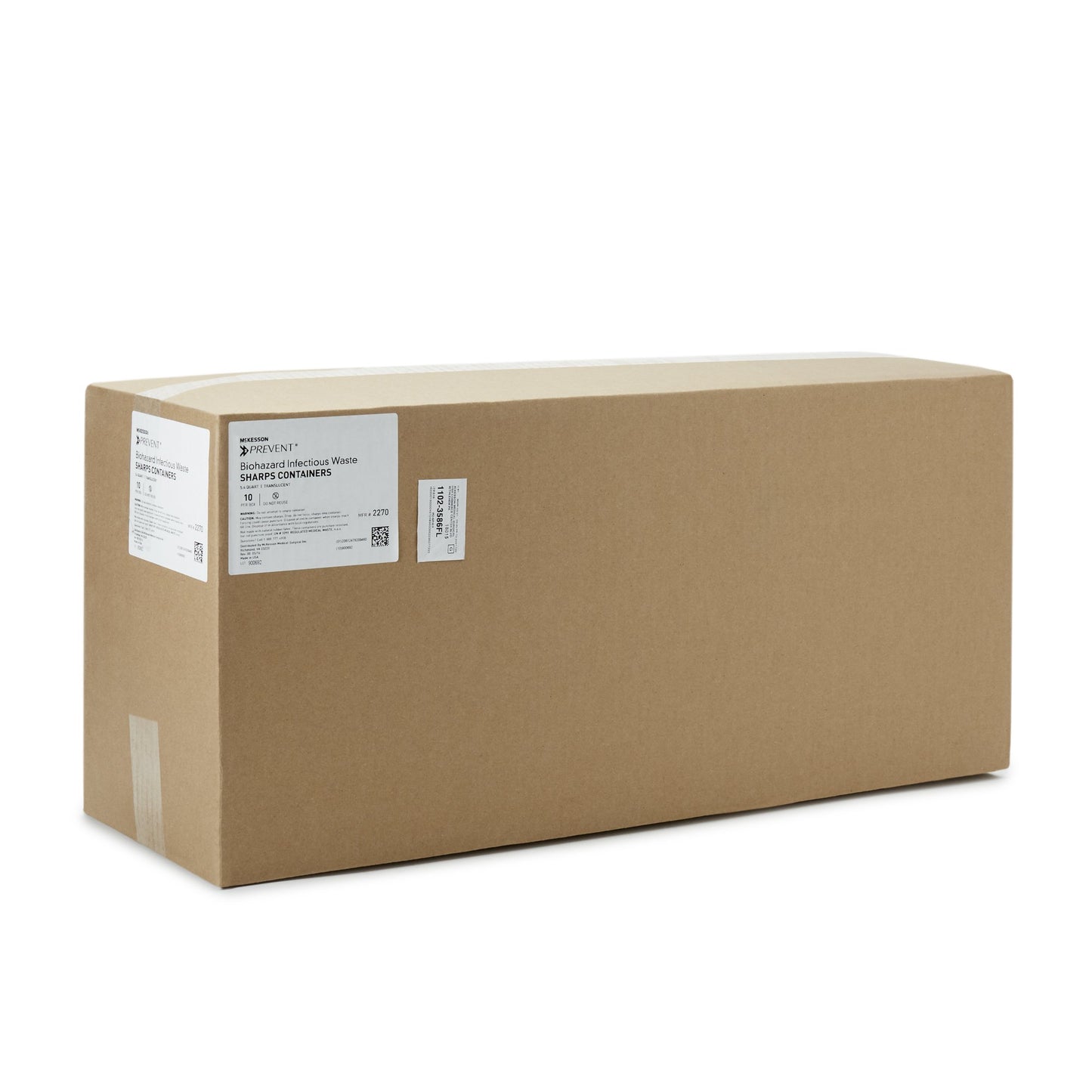 CONTAINER, SHARPS CLR 5.4QT WALL MOUNT