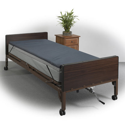 OVERLAY, MATTRESS GEL/FOAM 300LB CAP BLU 76"X34"X3.5"