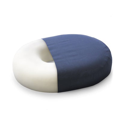 CUSHION, DONUT NAVY BLU 16"MABIS