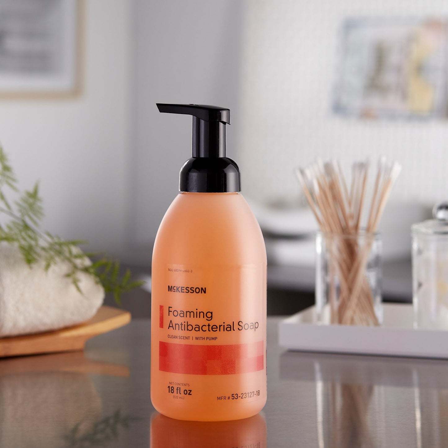 SOAP, MCKESSON FOAMING ANTIBBENZETHONIUM CHLORIDE 18OZ
