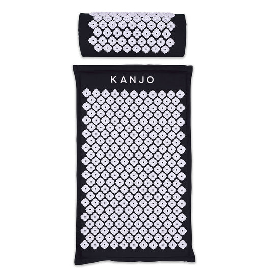 MAT SET, MAT/PILLOW ACUPRESSURE MEMORY FM ONYX
