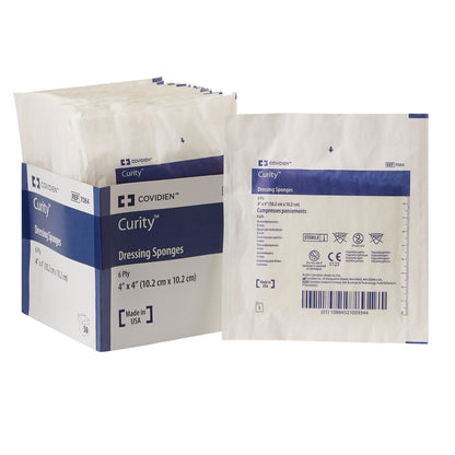 GAUZE, NON WOVEN ALL PURPOSE SPONGES 4X4" 6PLY