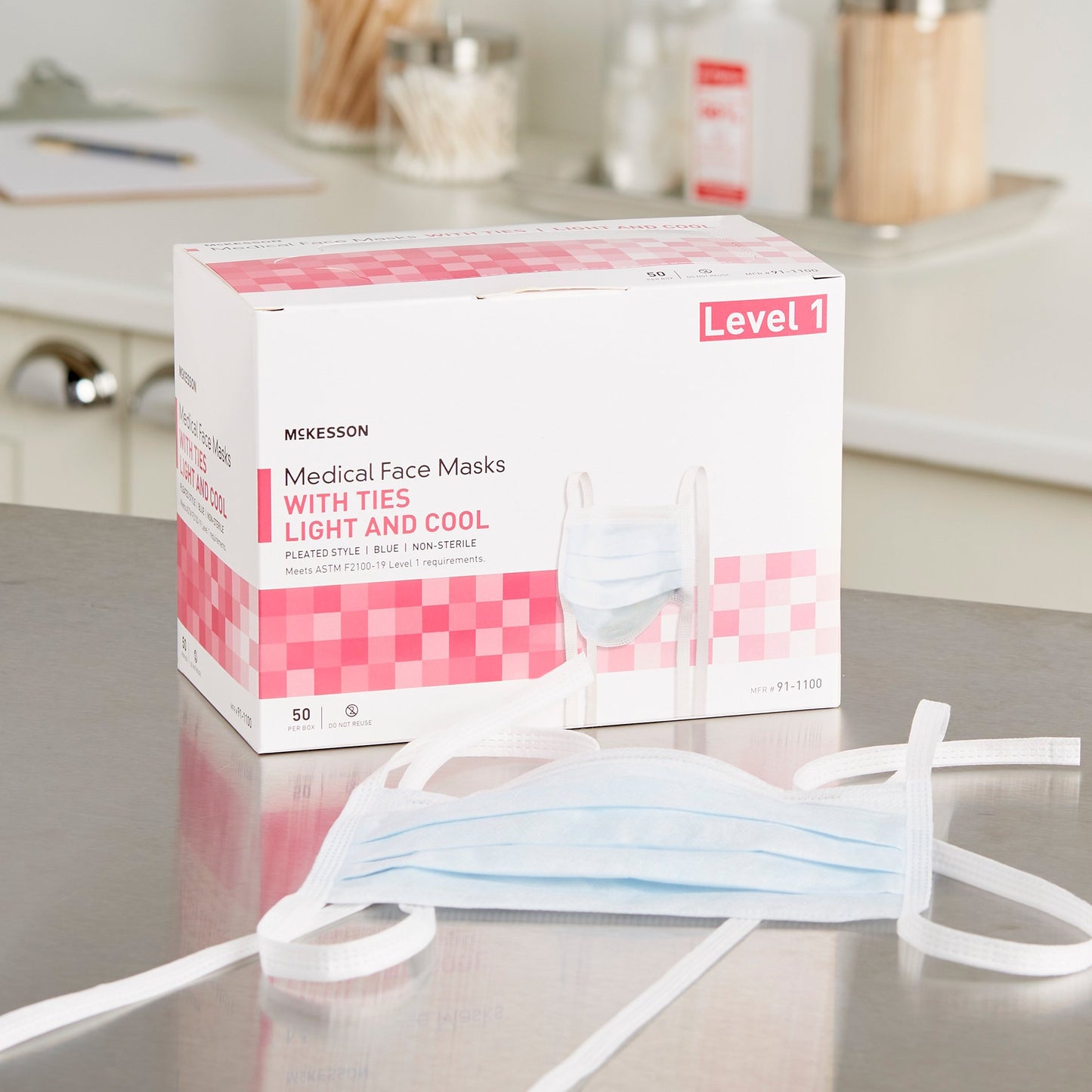 MASK, SURG TIES ASTM1