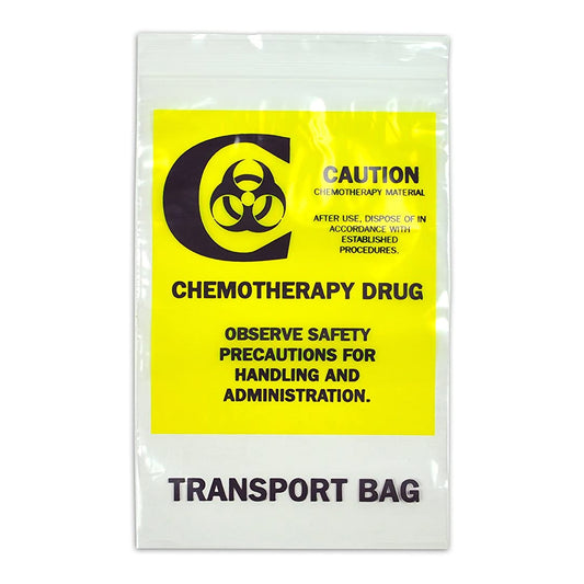 BAG, CHEMO STEEL TOP 12X15