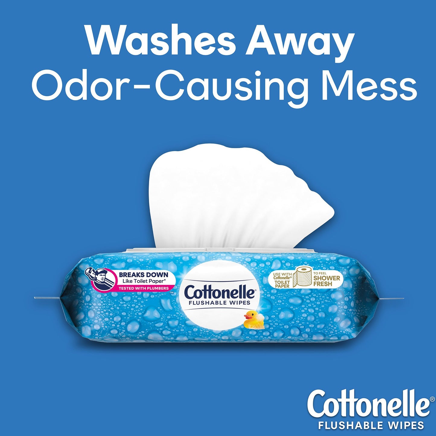 WIPE, WET COTTONELLE FRESH CARE FLUSHABLE