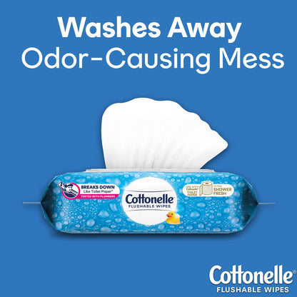 WIPE, WET COTTONELLE FRESH CARE FLUSHABLE