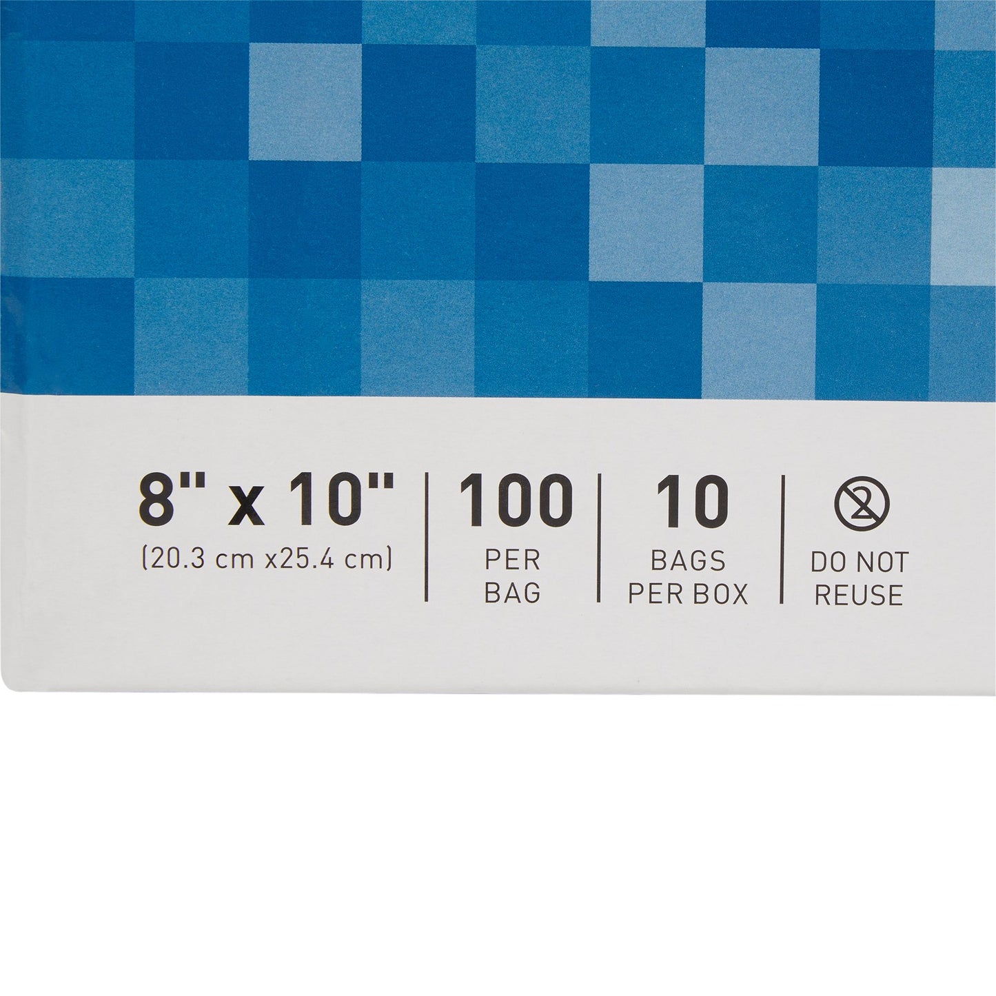 BAG, ZIP LOCK 8X10"
