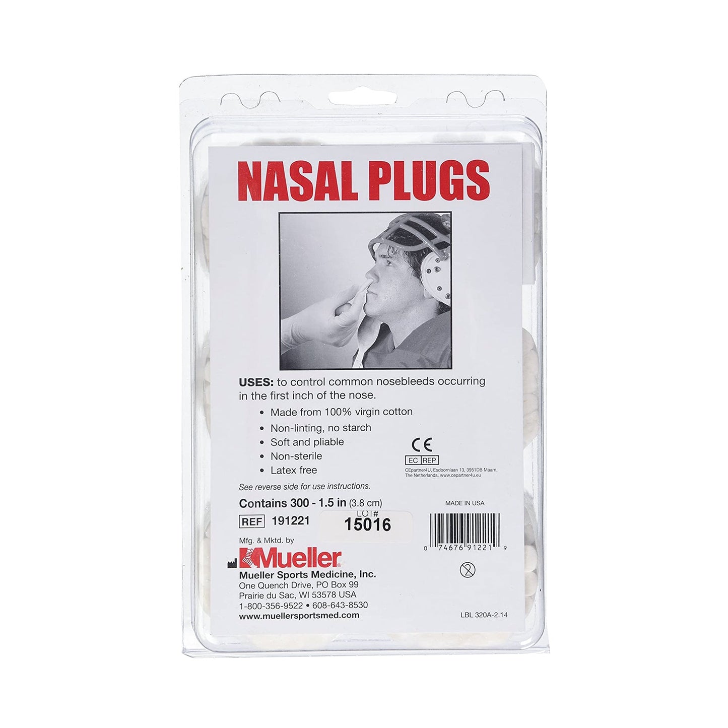 PLUG, NASAL