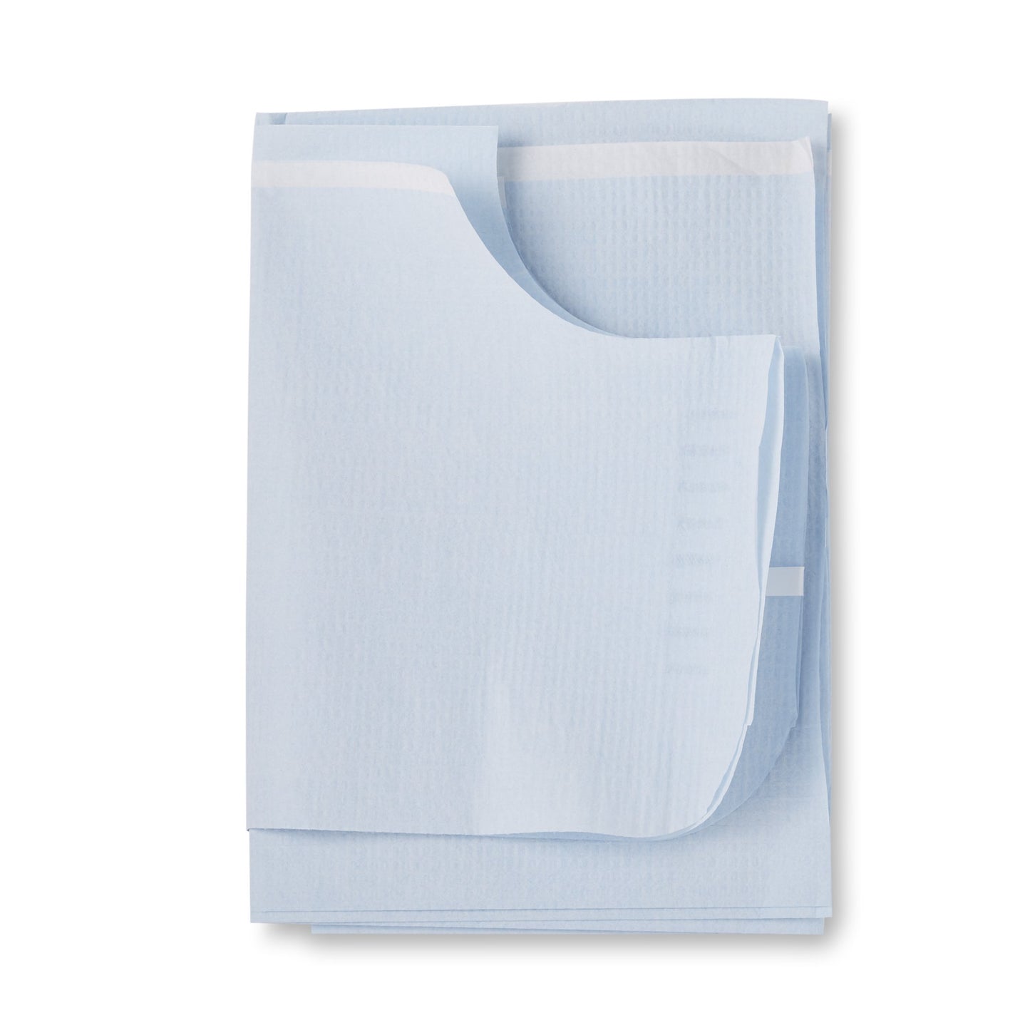 GOWN, EXAM T/P/T F/B OPN BLU 30X42