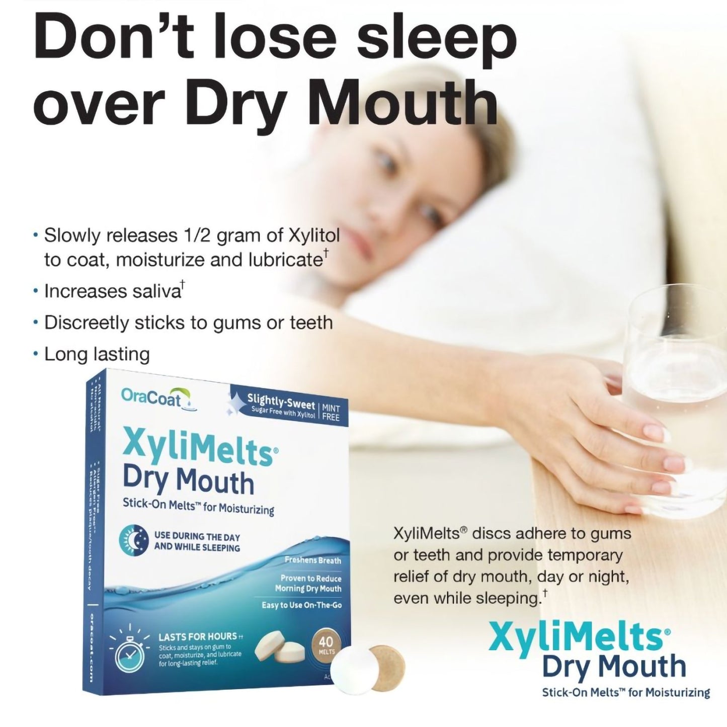 XYLIMELTS, DISC DRY MOUTH 550MG