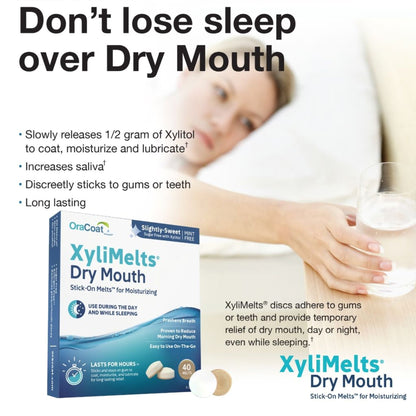 XYLIMELTS, DISC DRY MOUTH 550MG