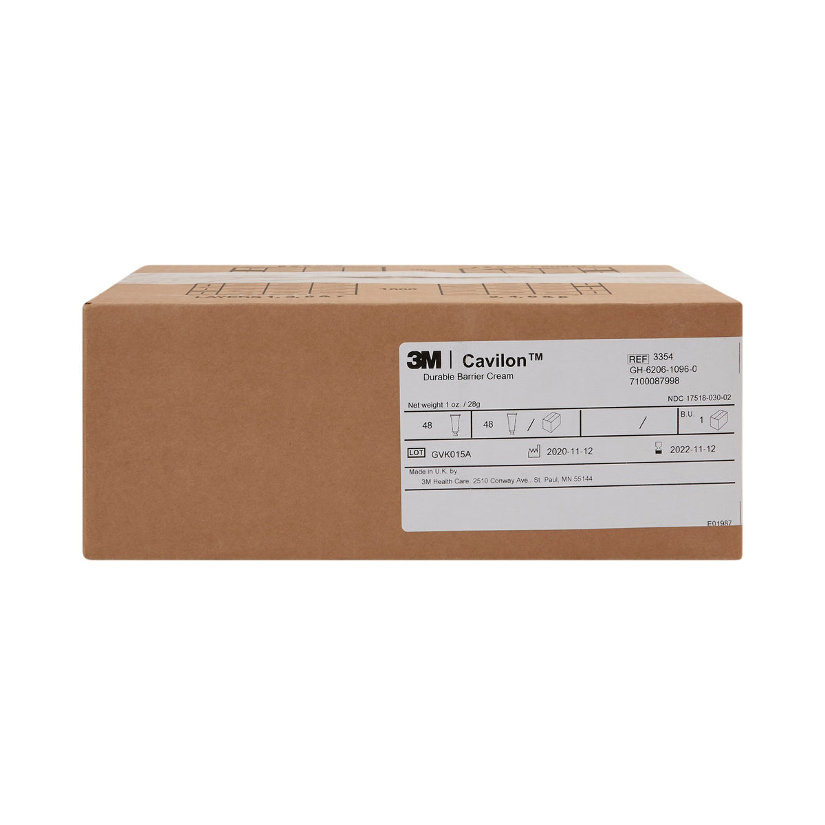 CREAM, HAND CAVILON DOUBLE BARRIER 1OZ
