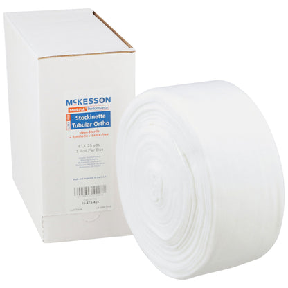 STOCKINETTE, TUBE POLY 4"X25YD