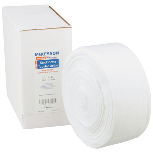 STOCKINETTE, TUBE POLY 4"X25YD