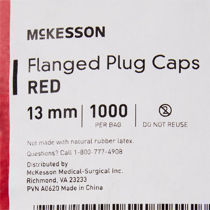 CAP, VAC TUBE RED 13MM