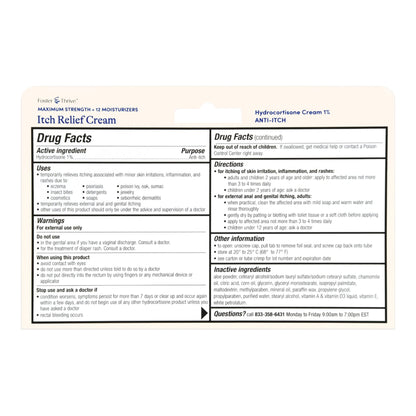 HYDROCORTISONE, CRM FT SM MAXSTRNTH 1% 1OZ