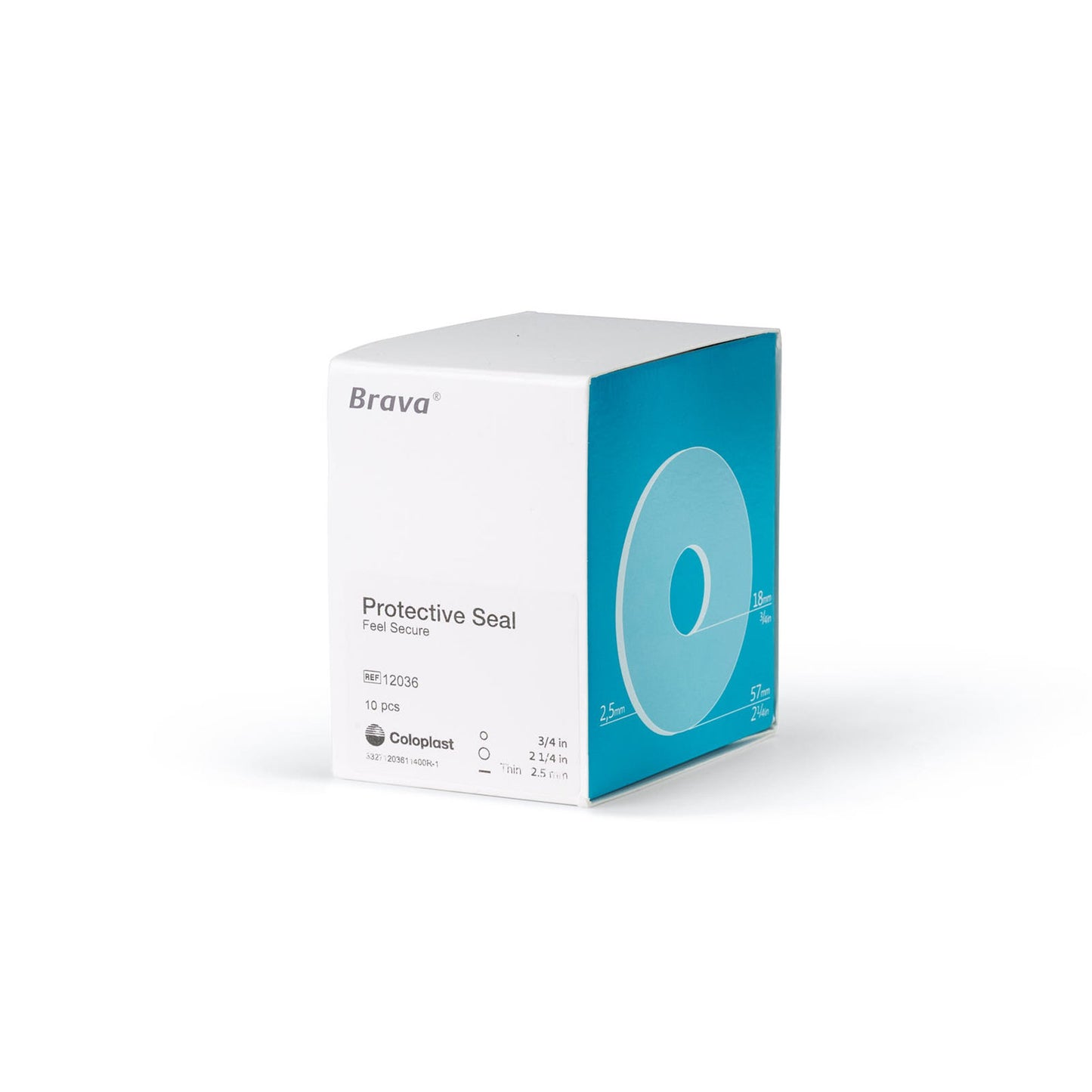 SEAL, F/OSTOMY POUCH BRAVA THIN 3/4"X2 1/4"