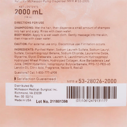 SHAMPOO, HAIR/BODY APRICOT DISC 2000ML
