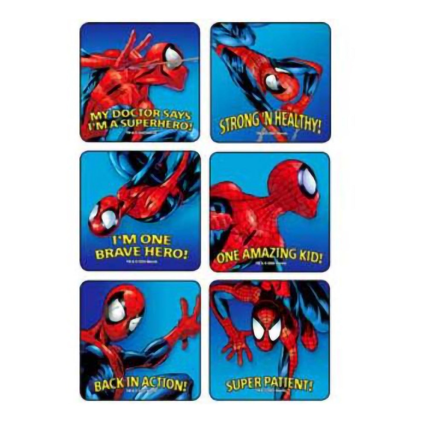 STICKER, SPIDER MAN STRONG & HEALTHY