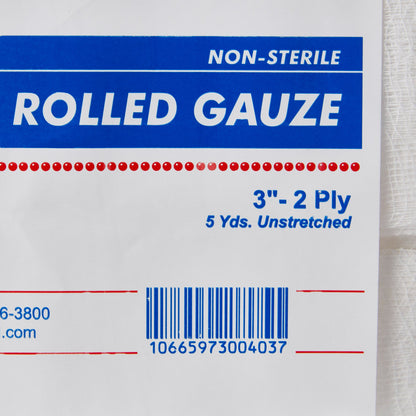 GAUZE, ROLLED N/S 3" 2PLY