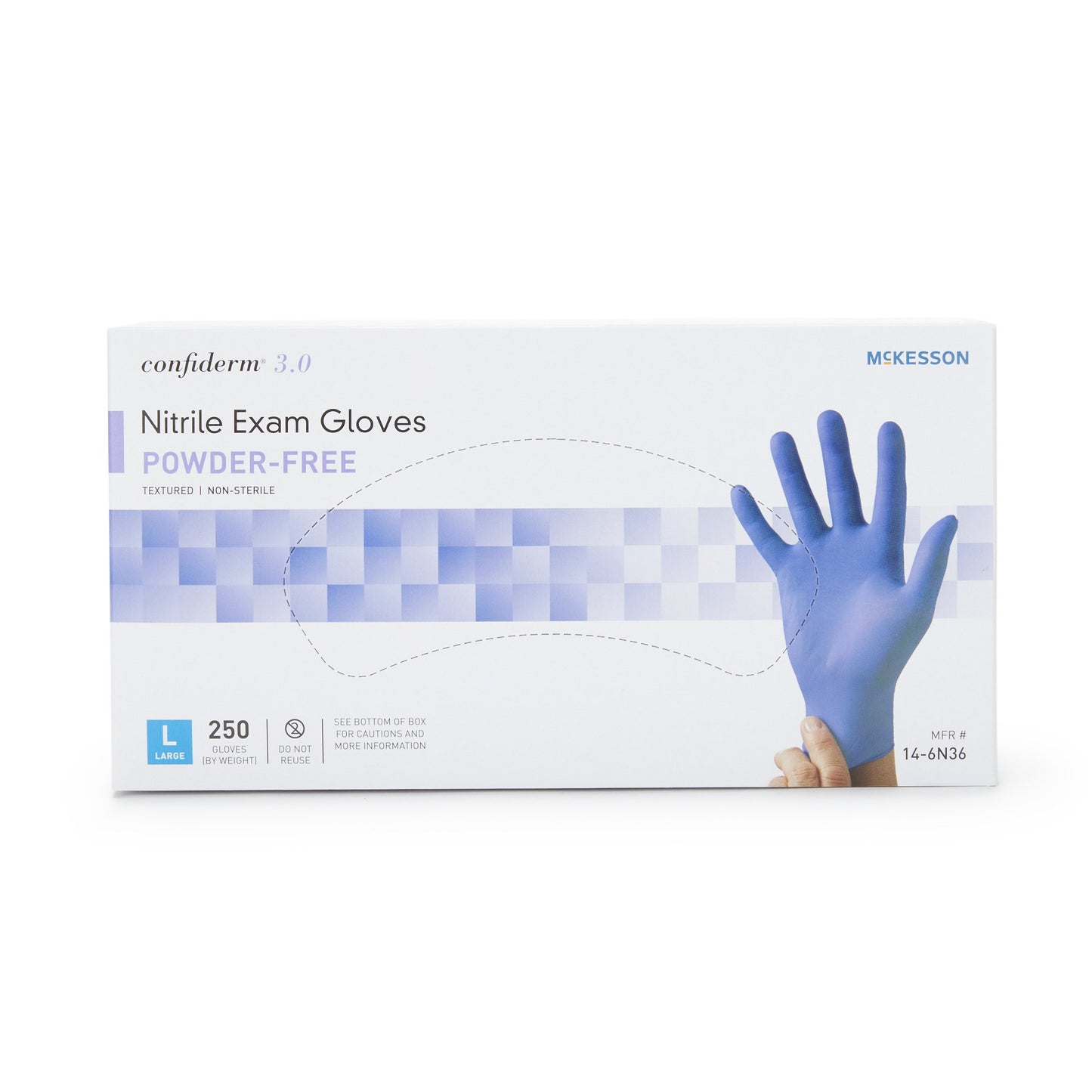 GLOVE, EXAM NTRL LG N/S 3.0