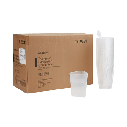 CONTAINER, SPECIMEN TRIANGULARGRAD 32OZ/1000CC