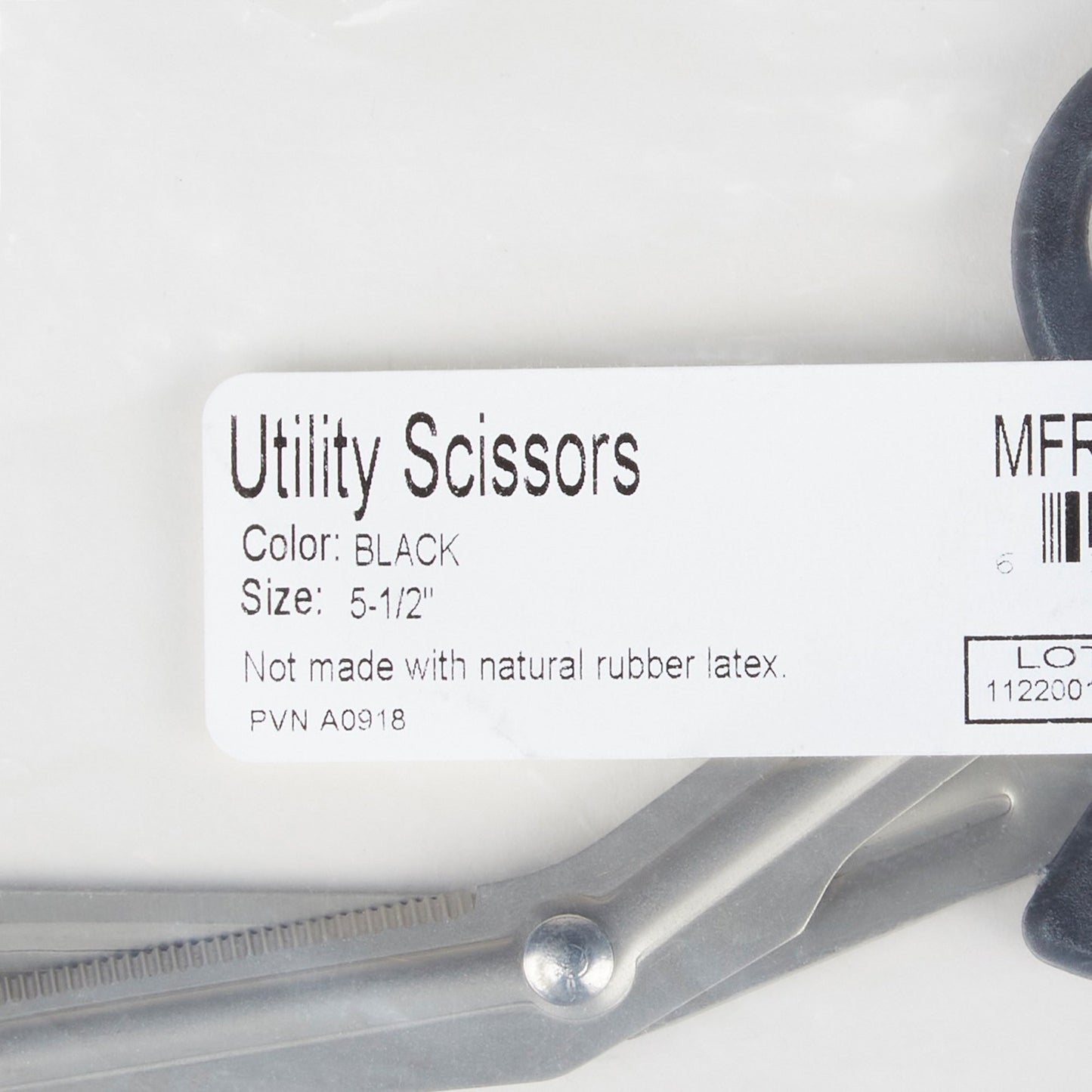 SCISSOR, BLK MEDICUT 5 1/2"