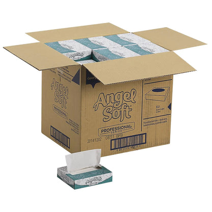 TISSUE FACIAL ANGEL SOFT ULT50/BX 60BX/CS PERSONAL SIZE
