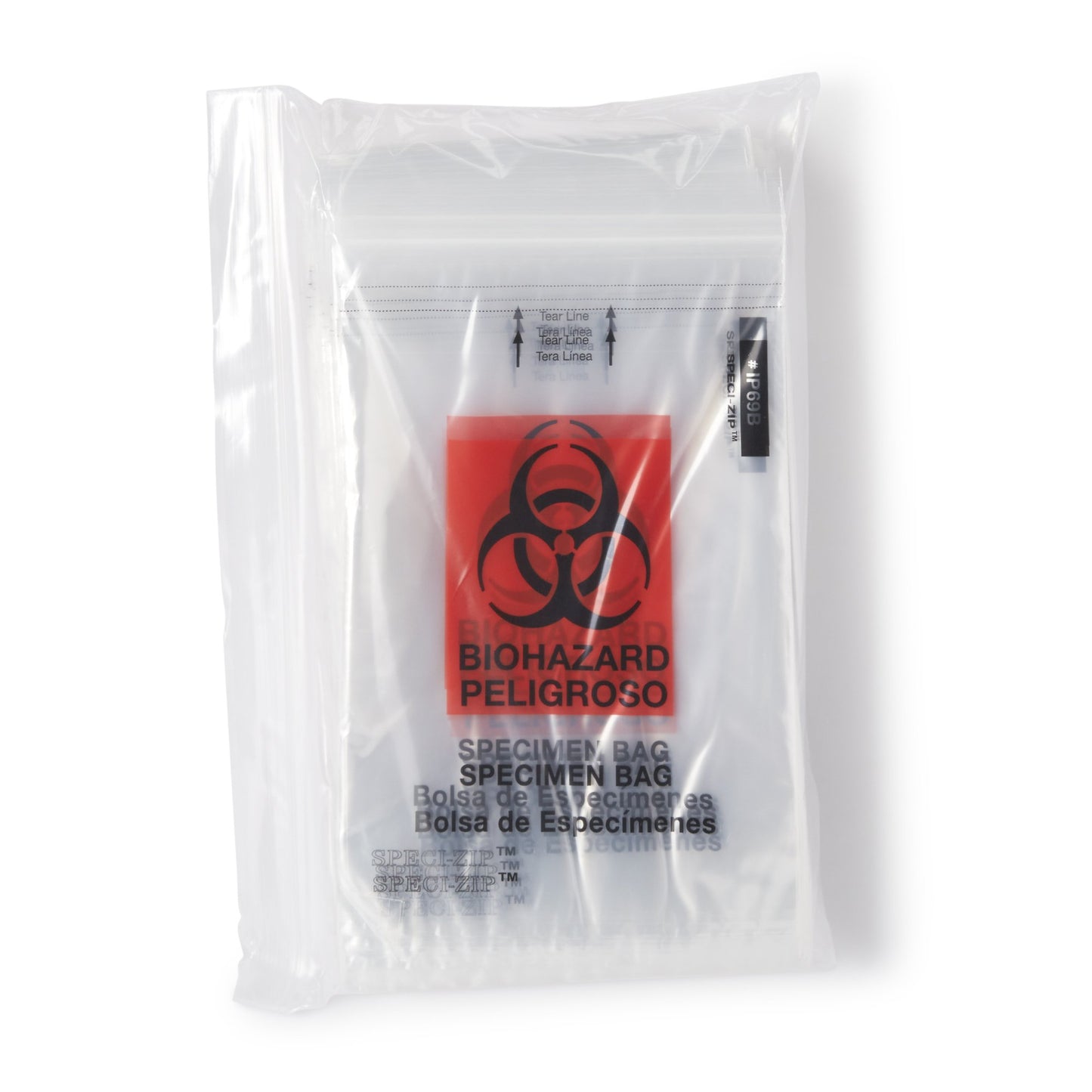 BAG, BIO SPCMN ZIP PCKT CLR 6X9