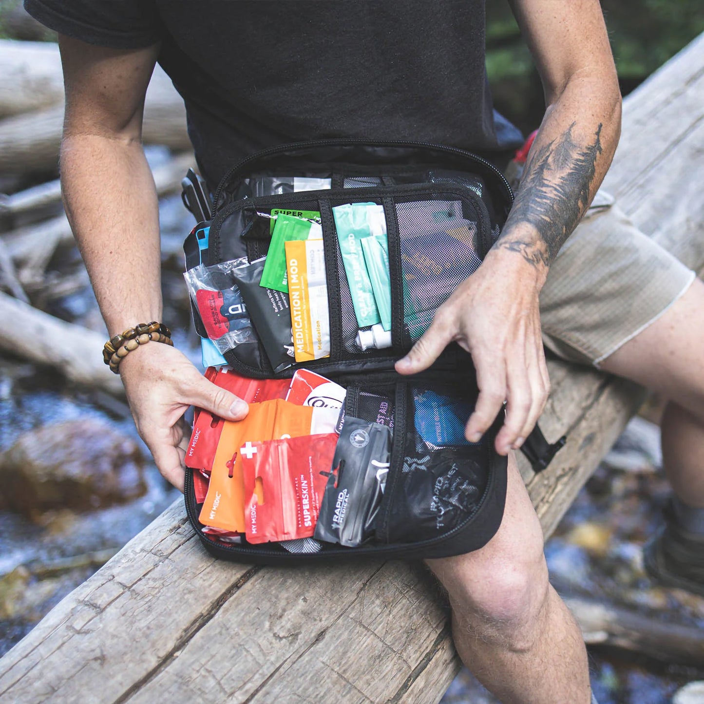 FIRST AID KIT, EMERGENCY MEDICAL MYFAK PRO GRY