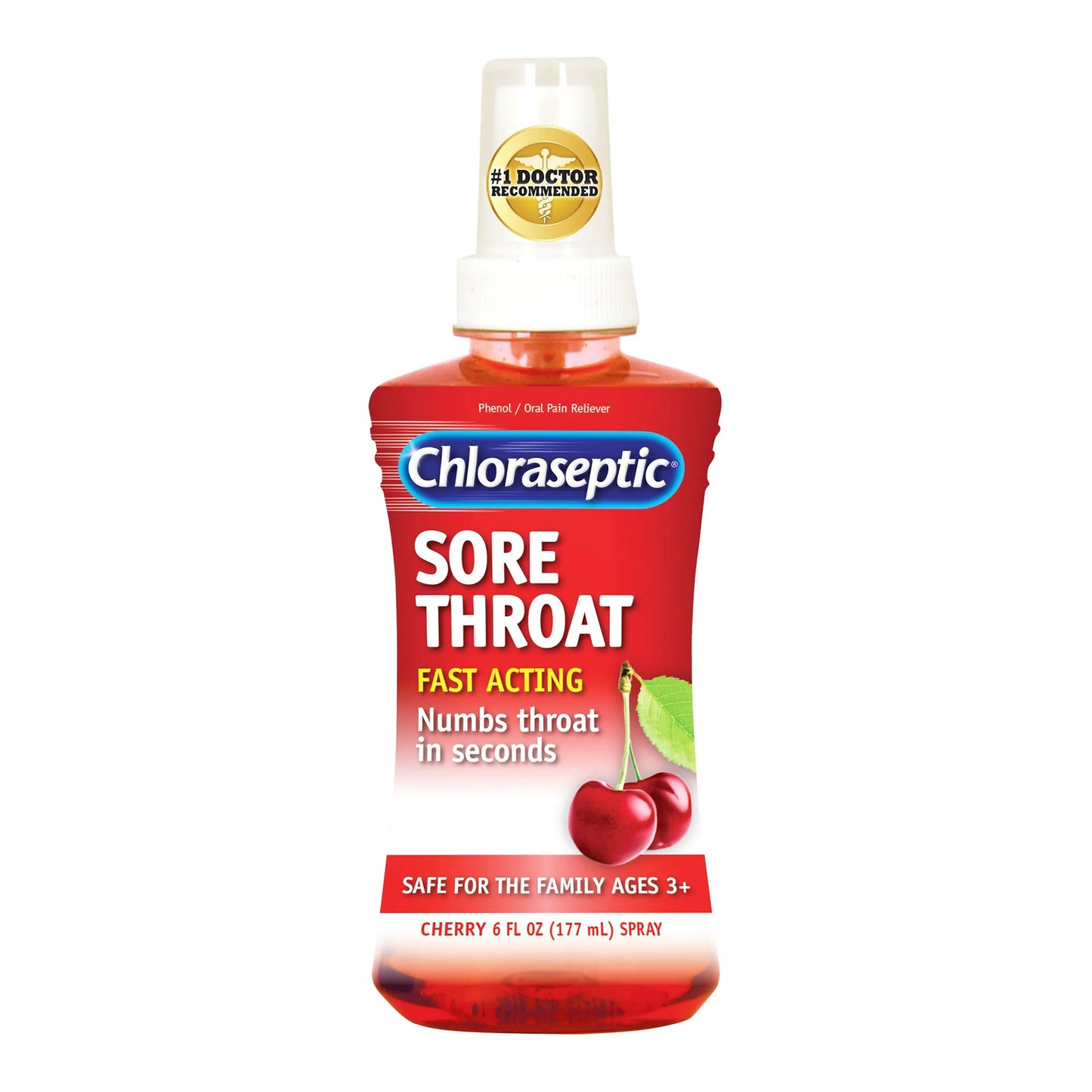 CHLORASEPTIC, LIQ CHERRY PUMP6OZ 9PG