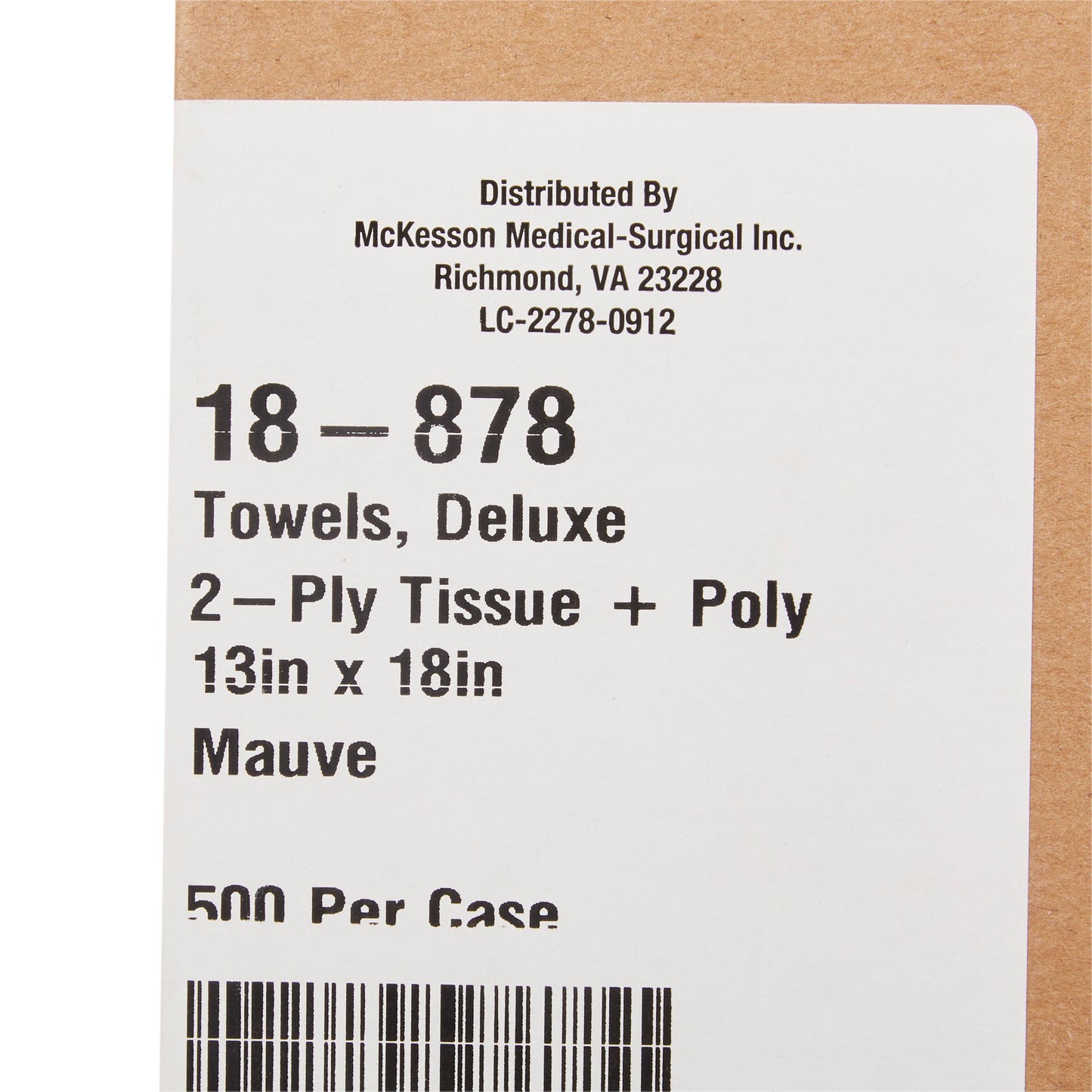 TOWEL, PRO 2PLY/POLY MAUVE 13X18