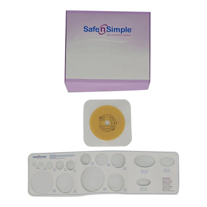 BARRIER, OSTOMY 2PC EXT TAPE COLLAR WHT 2 1/4"