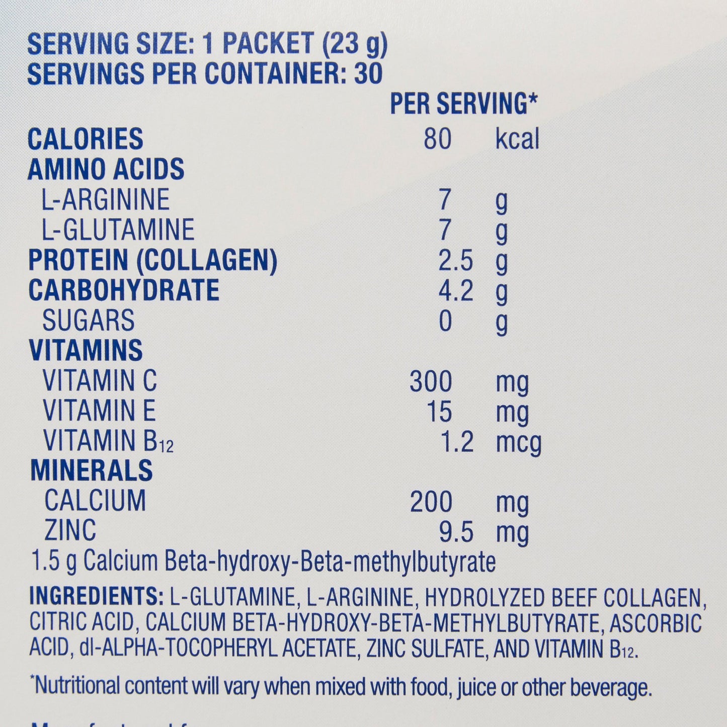 JUVEN, PDR UNFLV 0.82OZ PKT