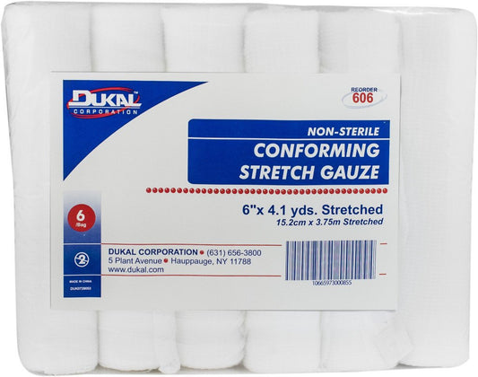 GAUZE, CONFORMING STRETCH N/S6" X 4.1YDS