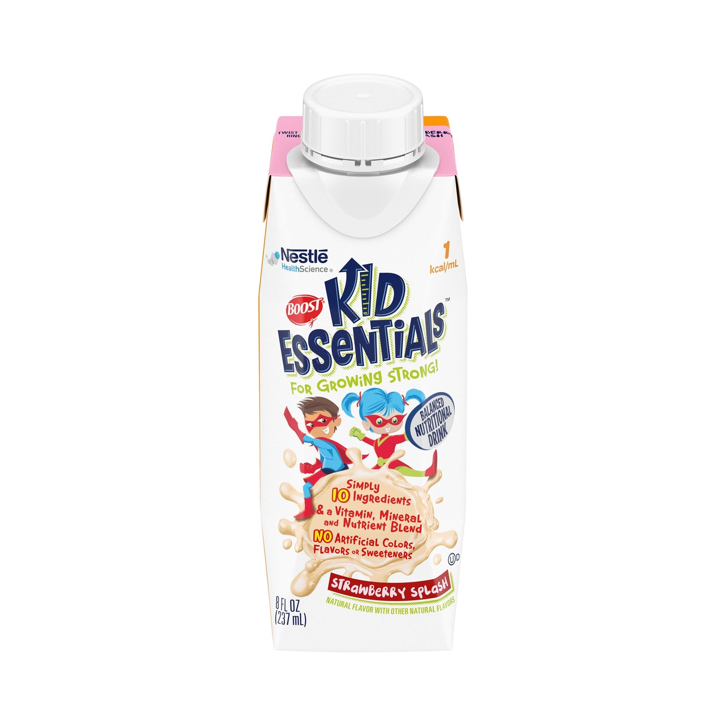 BOOST, KID ESSENTIALS STRWBRYSPLASH 8OZ