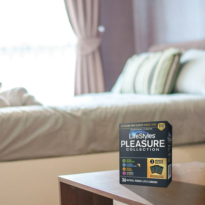 CONDOM, LIFESTYLES PLEASURE COLL LTX