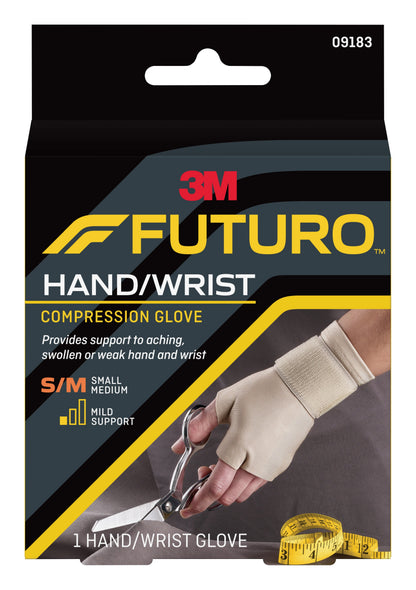 HAND/WRIST GLOVE, FUTURO SM/MED 1.5X3.75X5.125