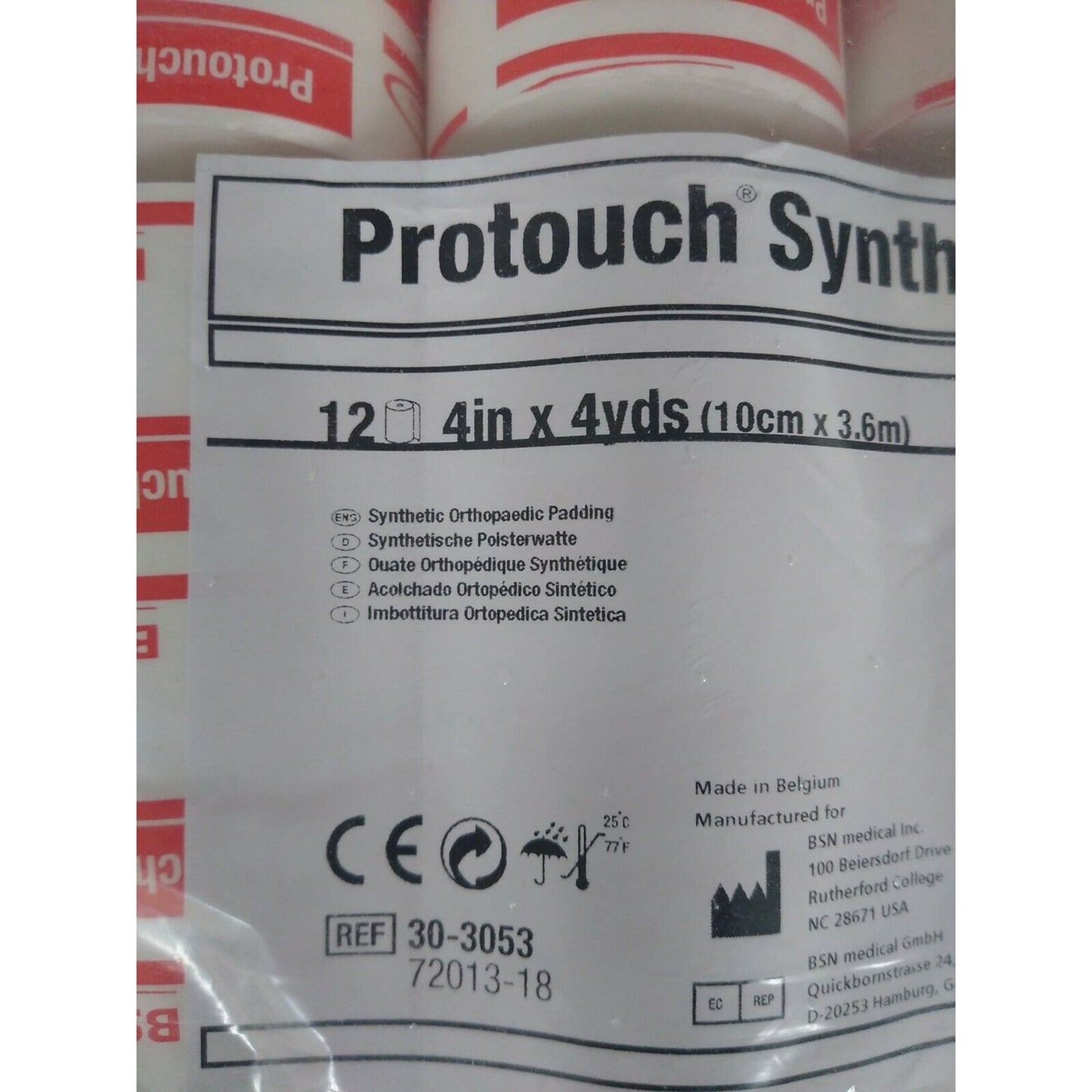 PADDING, CAST SYN PROTOUCH 4"X4YDS