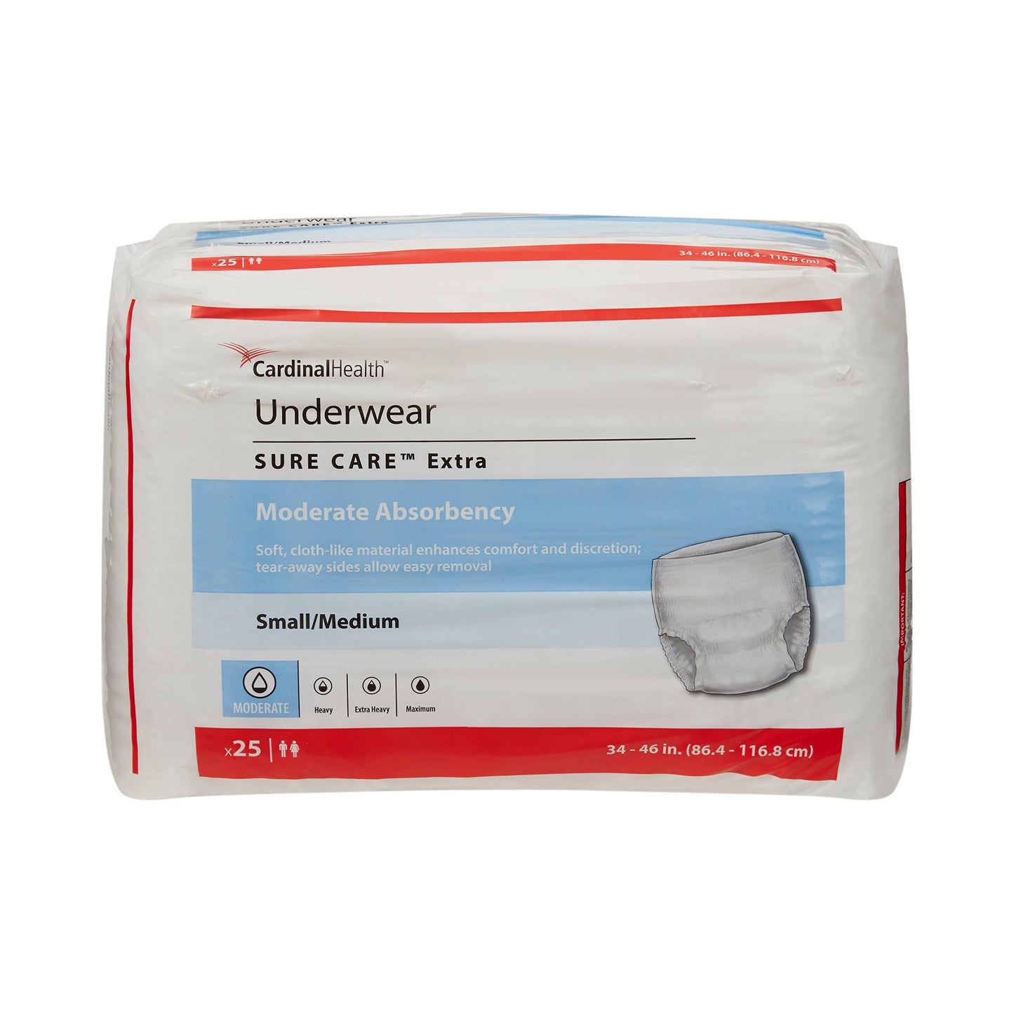 UNDERWEAR, INCONT PROT SZ MED