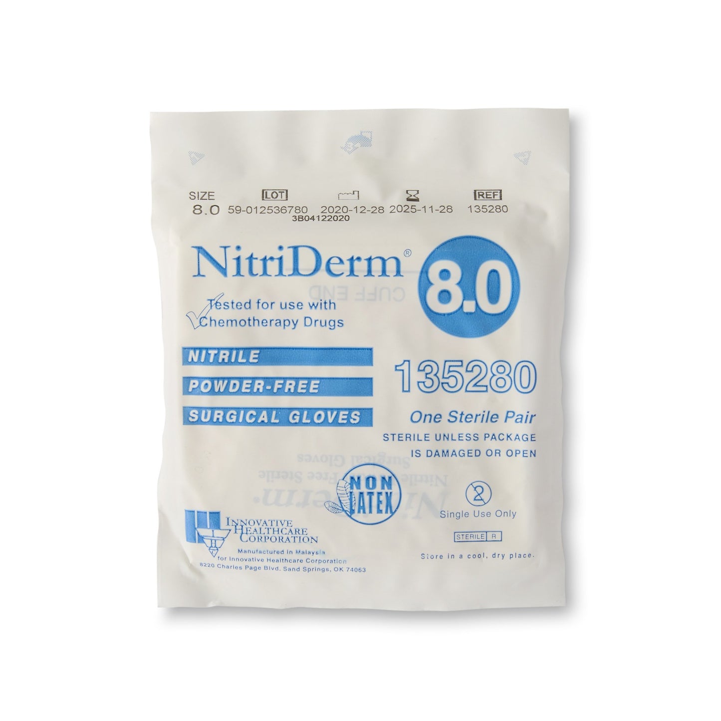 GLOVE, SURG NTRL 8.0 STR2 TXTCHEMO